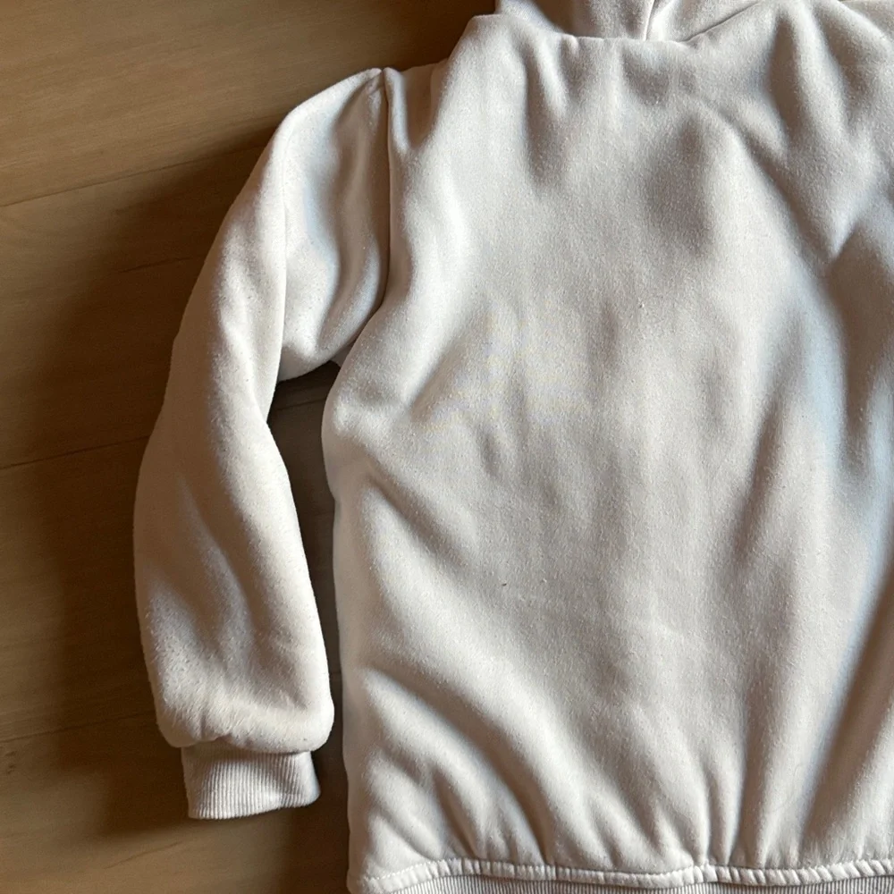 MARVEL SPIDER-MAN KIDS BOYS SHERPA LINED HOODIE JACKET CREAM SUPER WARM SIZE 7